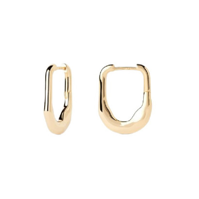 Arracades Pdpaola Magma plata xapada - AR01-C28-U