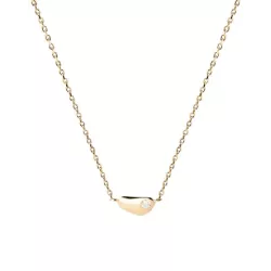 Collar Pdpaola Delta plata  xapada zircon - CO01-873-U