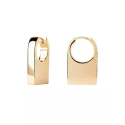 Arracades Pdpaola Chicago plata xapada - AR01-C33-U