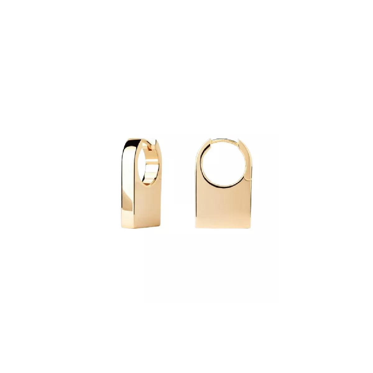 Arracades Pdpaola Chicago plata xapada - AR01-C33-U