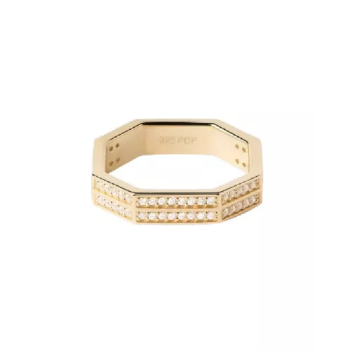 Anell Pdpaola Olympia plata xapada zircon - AN01-A06