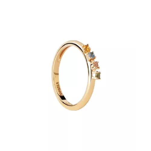 Anell Pdpaola Rainbow Wing plata xapada zircon - AN01-C10