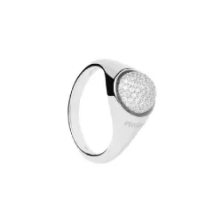 Anell Pdpaola Pave Moon plata - AN02-B21