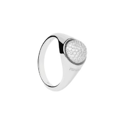 Anillo Pdpaola Pave Moon plata - AN02-B21