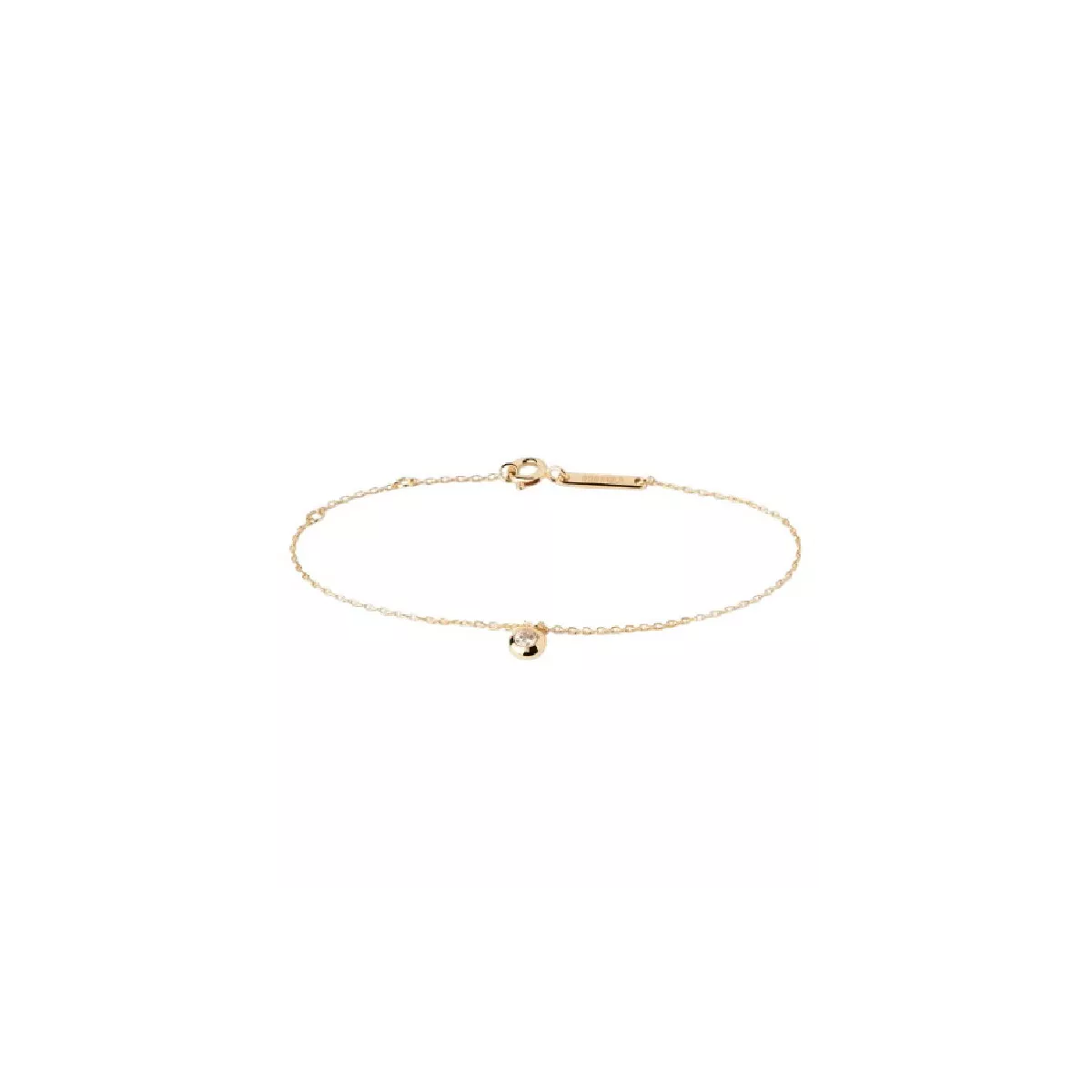 Polsera Pdpaola Sand solitary plata xapada zircon - PU01-792-U