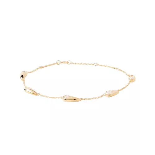 Polsera Pdpaola Becca plata 14k gold plated zircon - PU01-933-U