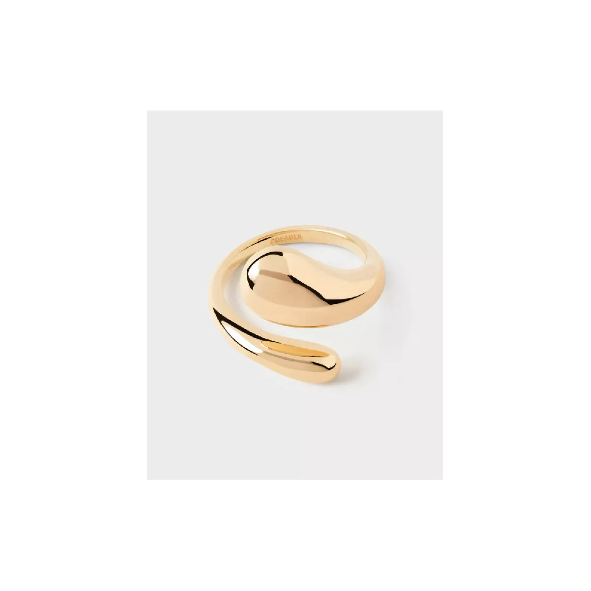 Anell Pdpaola Orbit plata 14k gold plated - AN01-D74
