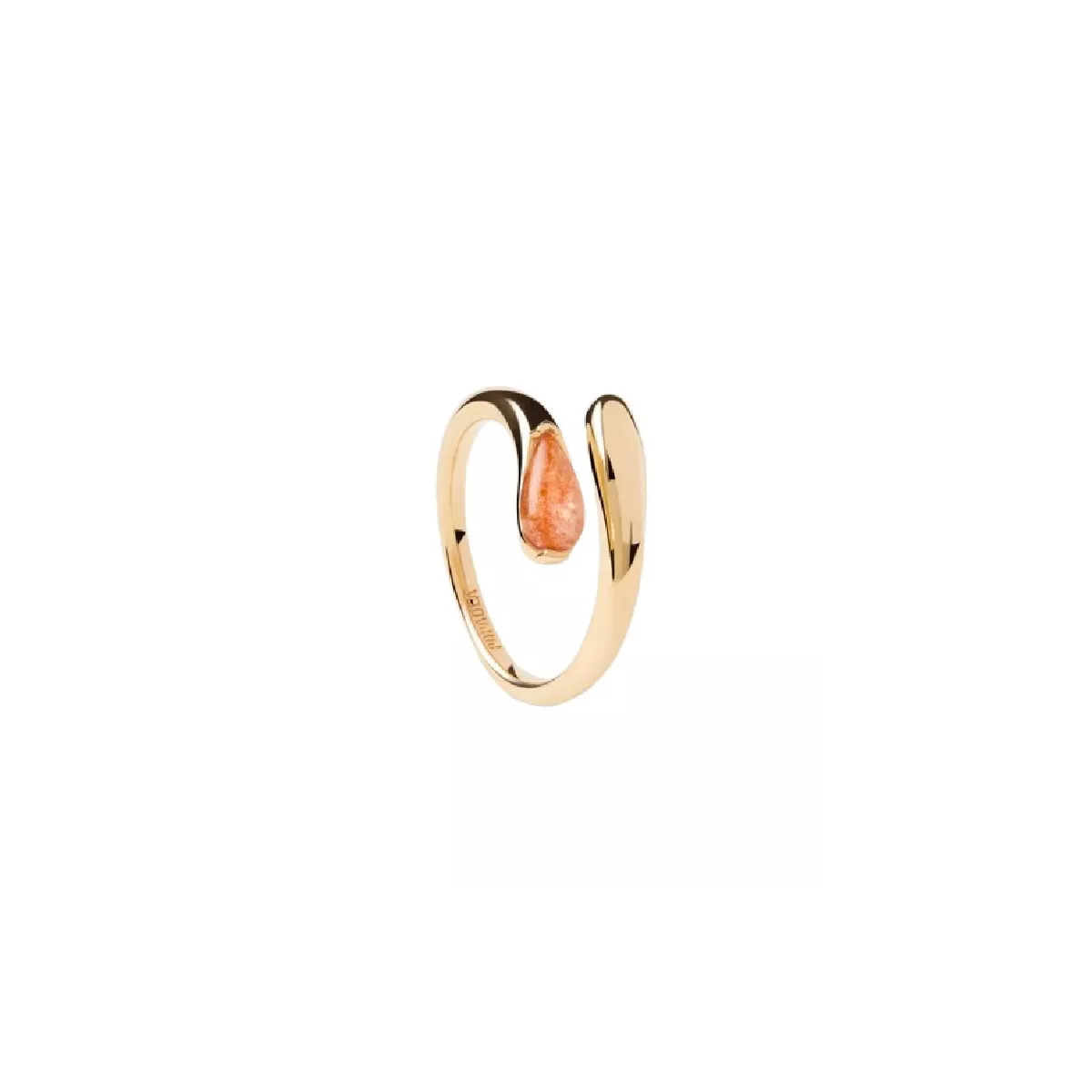 Anell Pdpaola sunstone Kalia plata 14k gold plated - AN01-D98