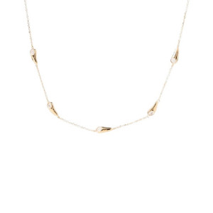 Collar Pdpaola Becca plata 14k gold plated - CO01-A21-U