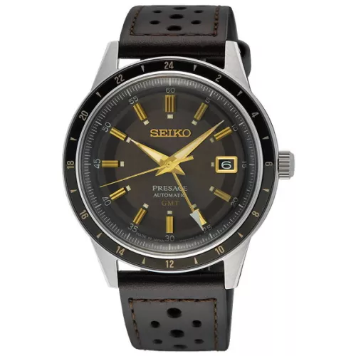Rellotge Seiko Presage 60´s GMT corretja - SSK013J1