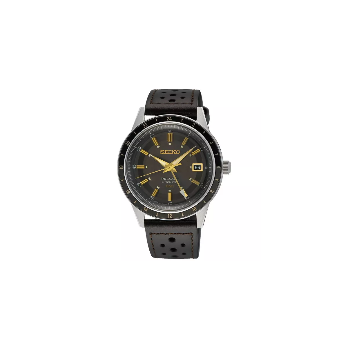 Rellotge Seiko Presage 60´s GMT corretja - SSK013J1