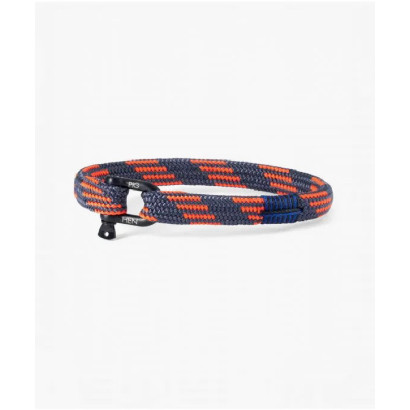 Polsera Pig&Hen Vicious Vik negre-orange tanca acer negre - P19-282394