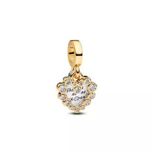 Charm Pandora plata 14k gold-plated cor zircon - 763765C01