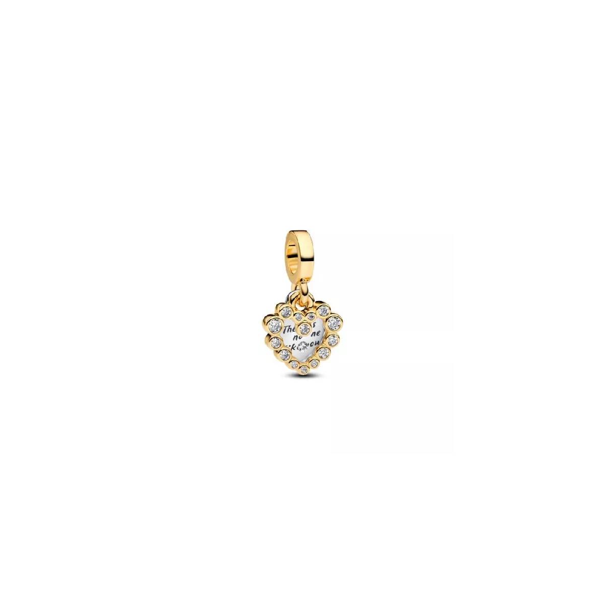 Charm Pandora plata 14k gold-plated cor zircon - 763765C01
