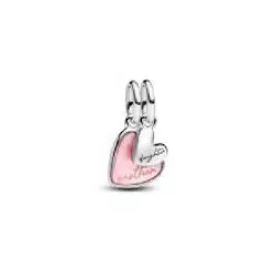 Chamr Pandora plata corazon esmalte doble - 793766C01