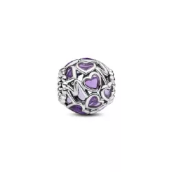 Charm Pandora plata zircon lila cors - 793772C01