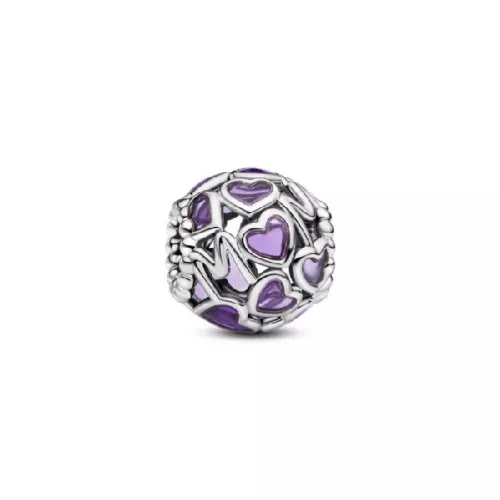 Charm Pandora plata zircon lila cors - 793772C01