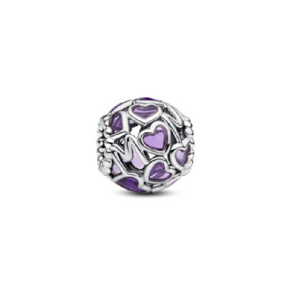 Charm Pandora plata zircon lila cors - 793772C01