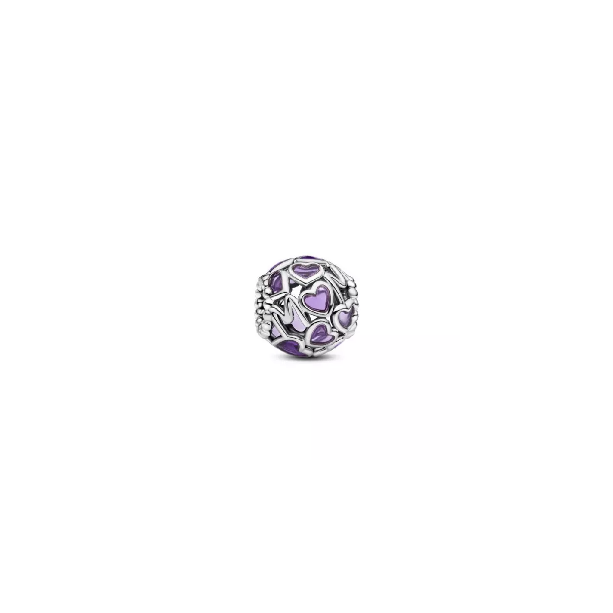Charm Pandora plata zircon lila cors - 793772C01