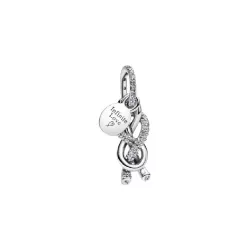 Charm Pandora plata zircon infinit - 793780C01
