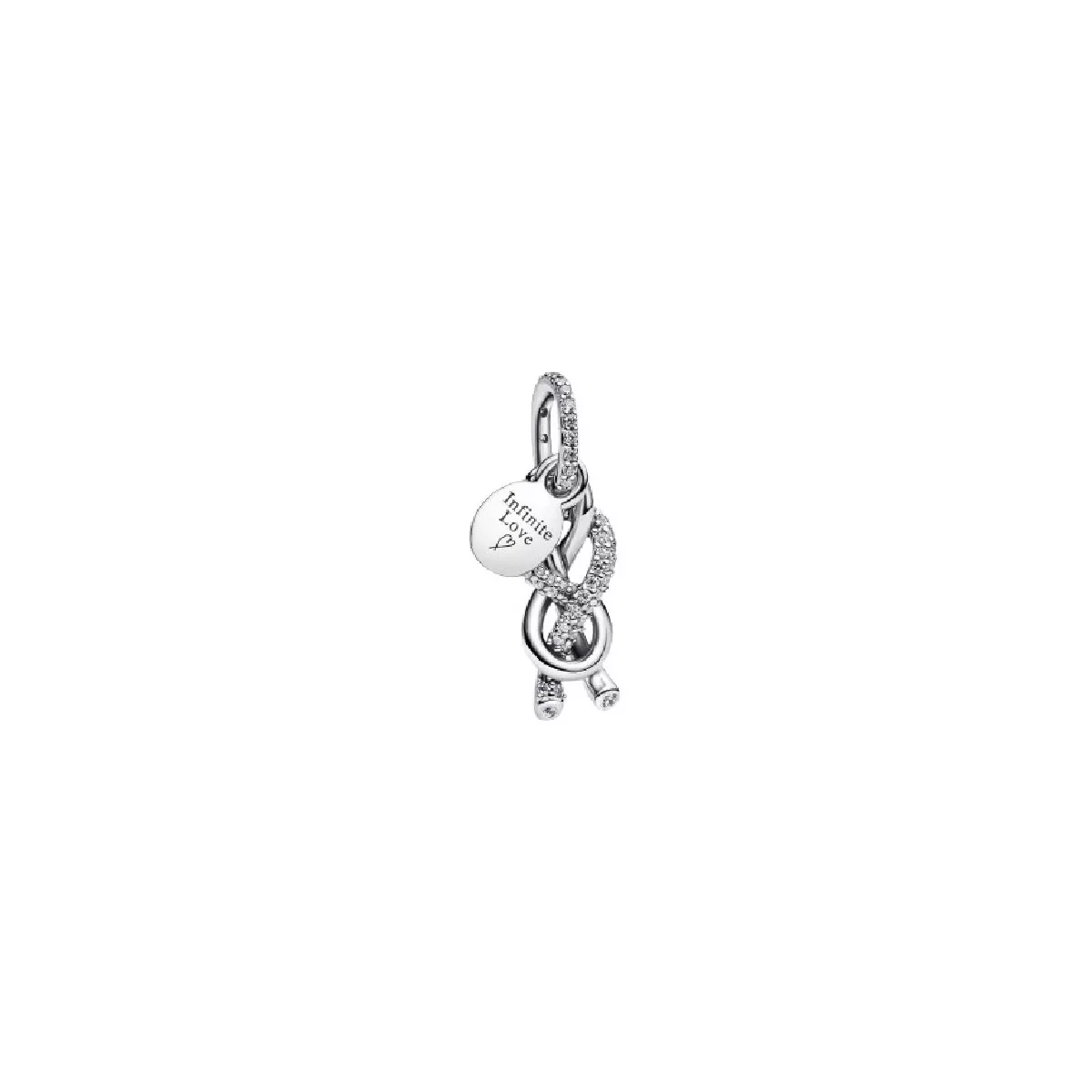 Charm Pandora plata zircon infinit - 793780C01