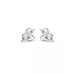 Arracades Pandora infinit plata i perla - 293761C01