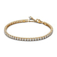 Pulsera Pandora rivier plata 14k gold plated circon  - 561469C01