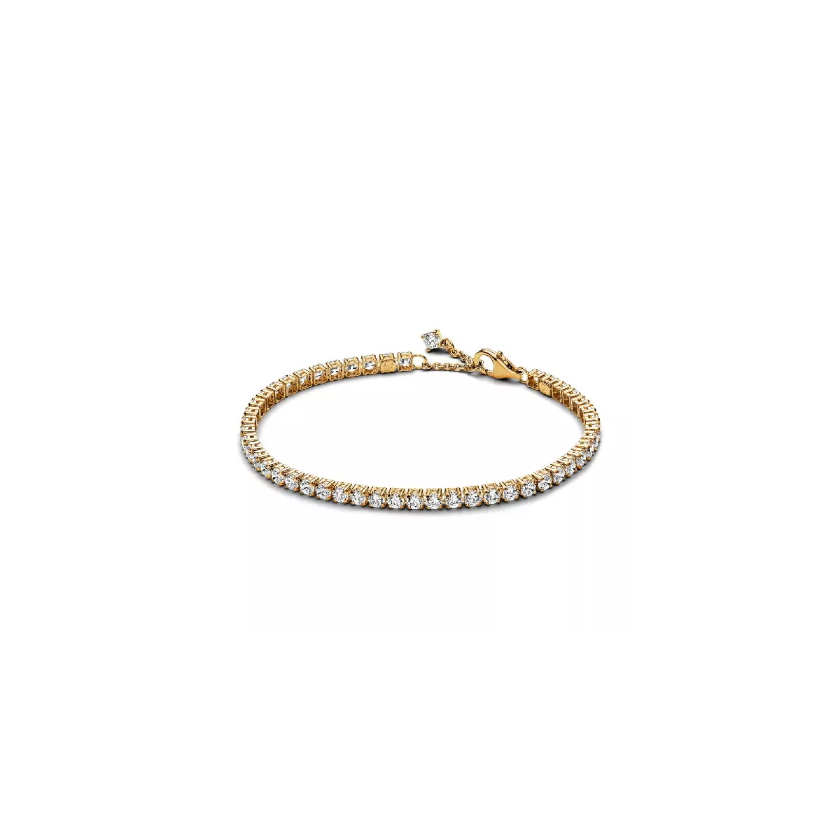 Polsera Pandora rivier plata 14k gold plated zircon - 561469C01