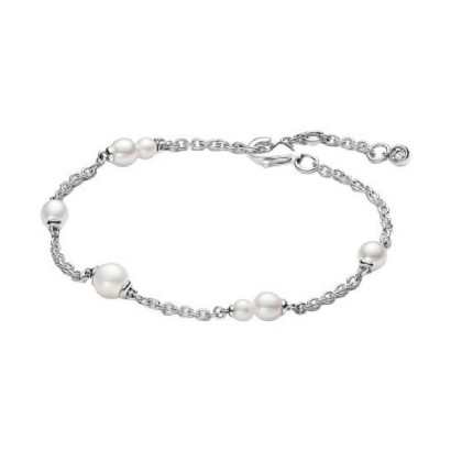 Polsera Pandora plata perles - 593172C01