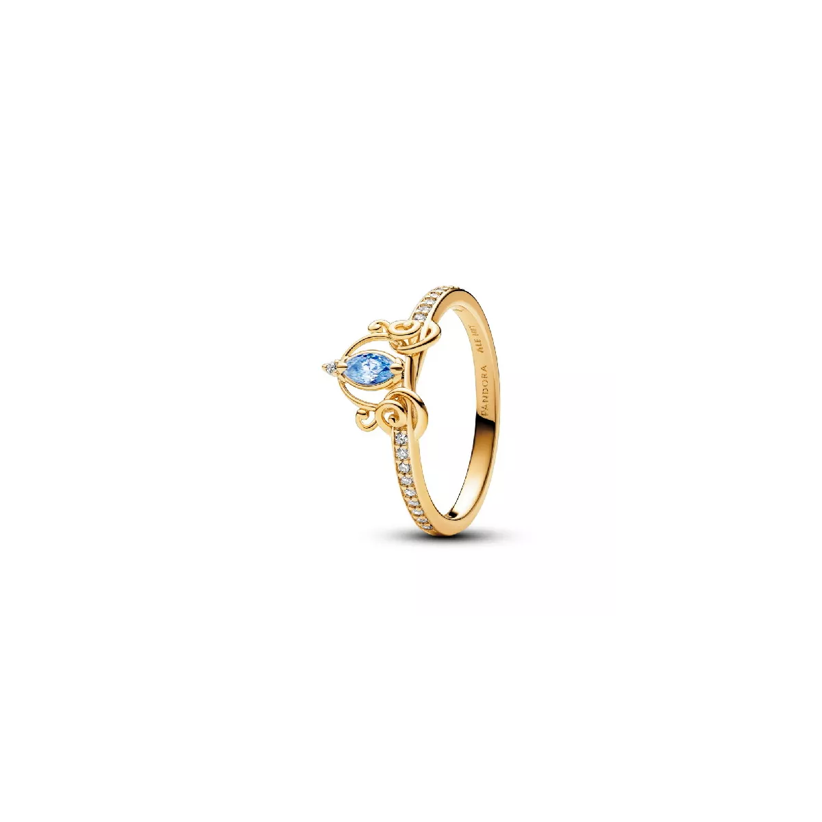 Anillo Pandora Disney Cinderella plata 14k gold-plated circon - 163059C01