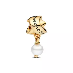 Charm Pandora plata 14k gold plated perla someone special - 763784C01