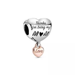 Charm Pandora cor mum plata - 788830C00