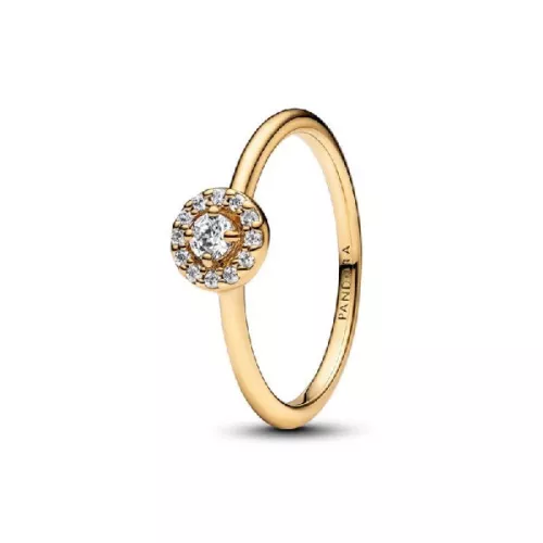 Anillo Pandora plata 14k gold-plated circon  - 163554C01