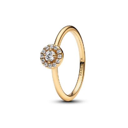 Anillo Pandora plata 14k gold-plated circon  - 163554C01