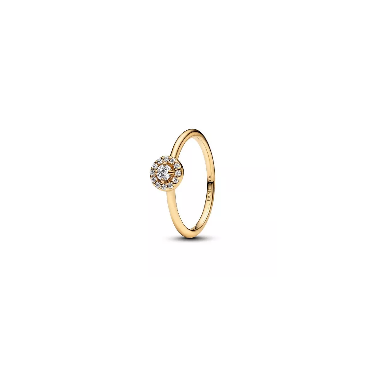 Anillo Pandora plata 14k gold-plated circon  - 163554C01
