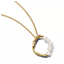 Penjoll Pandora plata 14k gold plated perles cadena - 363254C01-60