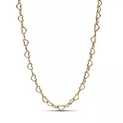 Cadena Pandora cors plata 14k gold plated - 363334C00-45