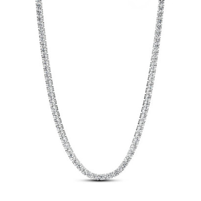 Collar Pandora plata circon rivier - 393806C01-40