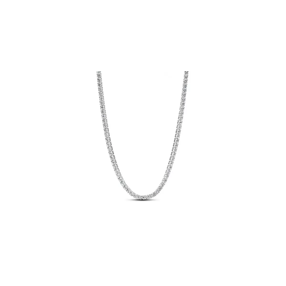 Collar Pandora plata zircon rivier - 393806C01-40