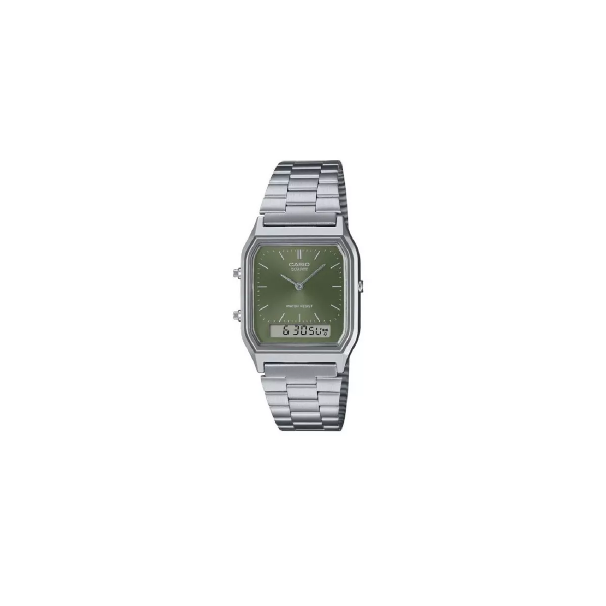 Rellotge Casio ana-digi esf.verde acer water resistant - AQ-230A-3AMQYE