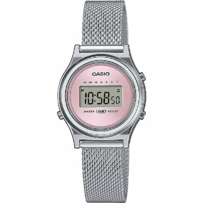 Reloj Casio digital esfera rosa acero esterilla - LA700WEM-4AEF