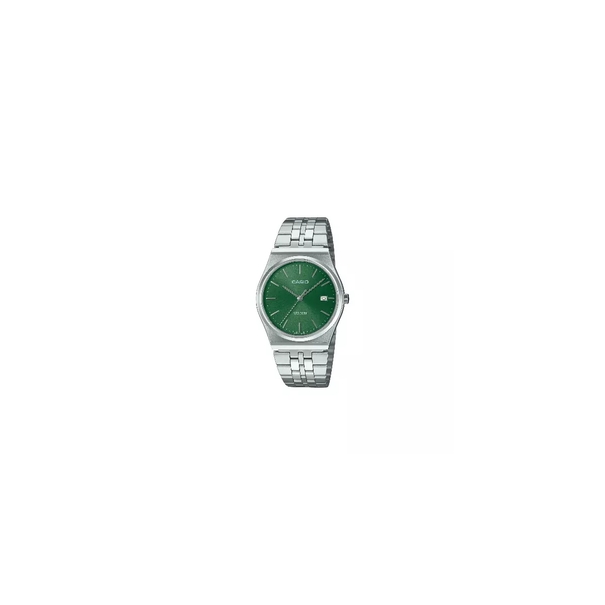 Rellotge Casio esfera verde cadena acer - MTP-B145D-3AVE