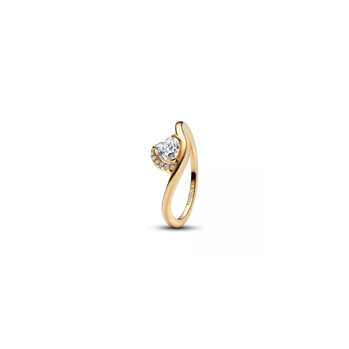 Anell Pandora zircon plata 14k gold plated - 163660C01