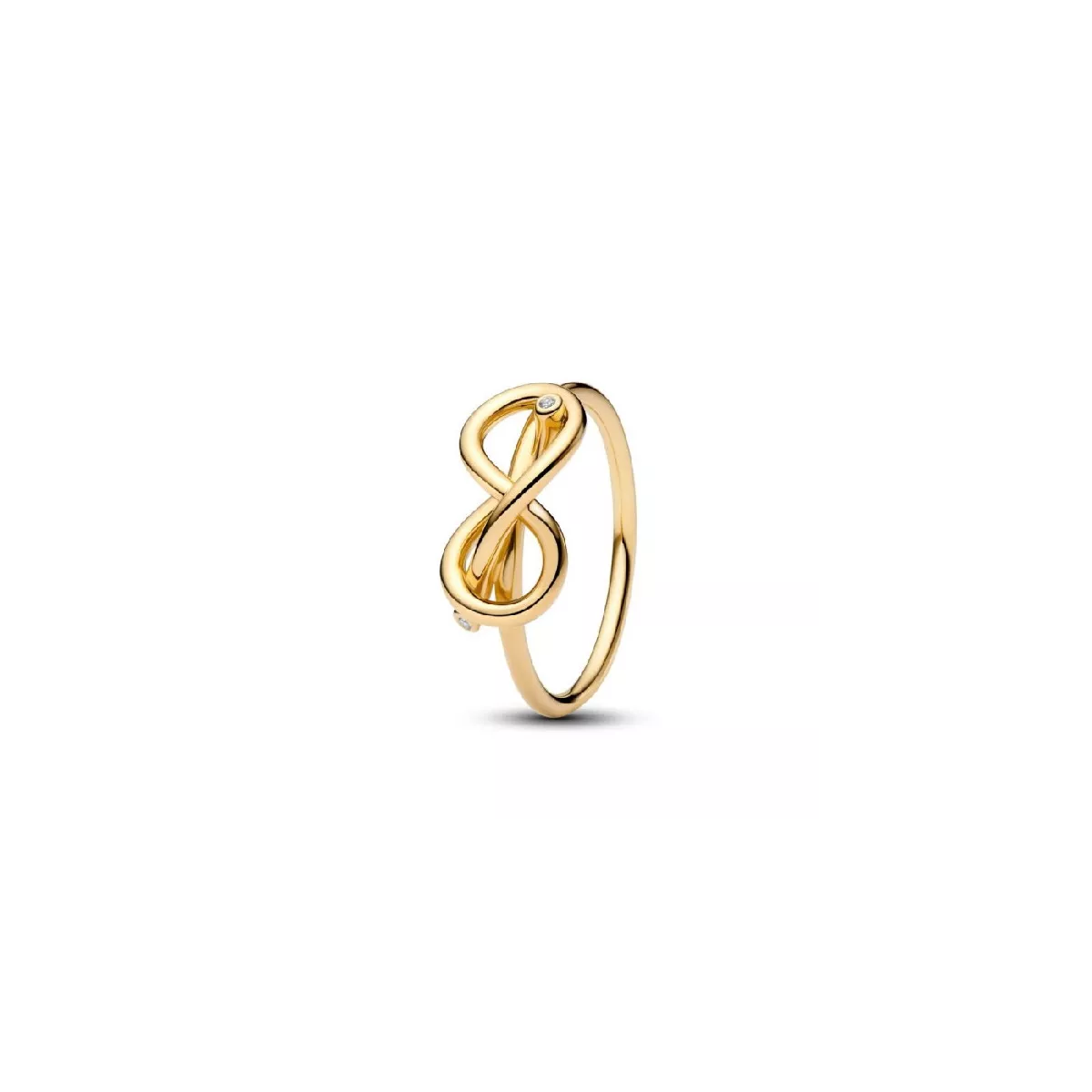 Anell Pandora infinit plata 14k gold plated zircon - 163759C01