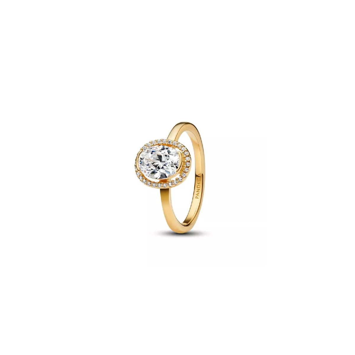 Anell Pandora zircon plata 14k gold plated - 163802C01