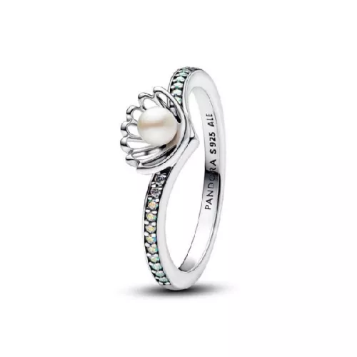 Anillo Pandora Disney Ariel plata perla - 193654C01