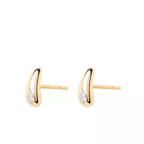 Arracades Pdpaola plata 14k gold plated zircon - AR01-E63-U