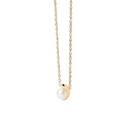 Colgante Pdpaola perla plata 14k gold plated - CO01-A61-U