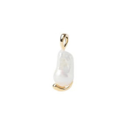 Colgante Pdpaola pelra barroca plata 14k gold plated - PE01-113-U