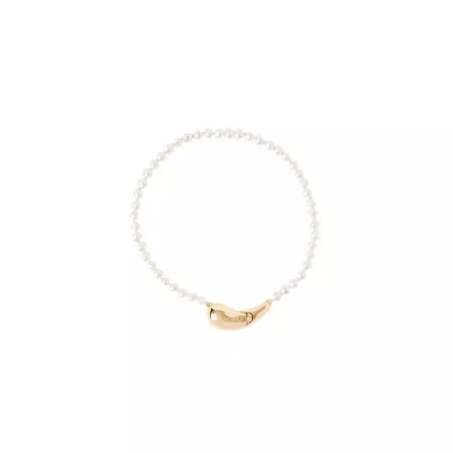 Polsera Pdpaola perles plata 14k gold plated - PU01-960-M